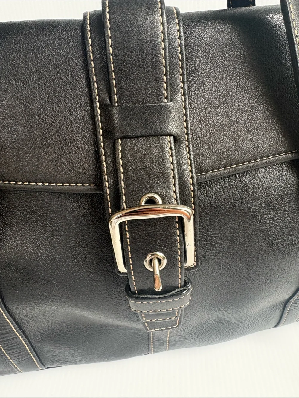 Coach sleek black